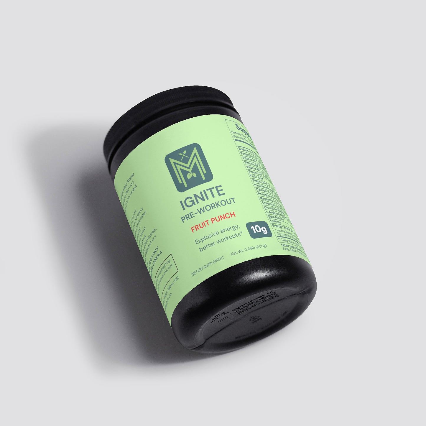 Ignite Pre-Workout Powder (Fruit Punch)