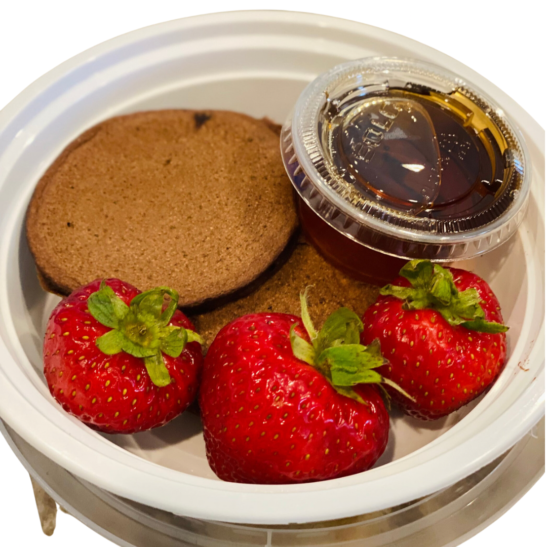 Dark Chocolate Protein Pancakes