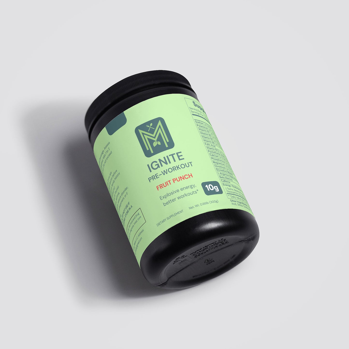 Ignite Pre-Workout Powder (Fruit Punch)