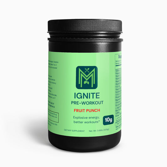 Ignite Pre-Workout Powder (Fruit Punch)