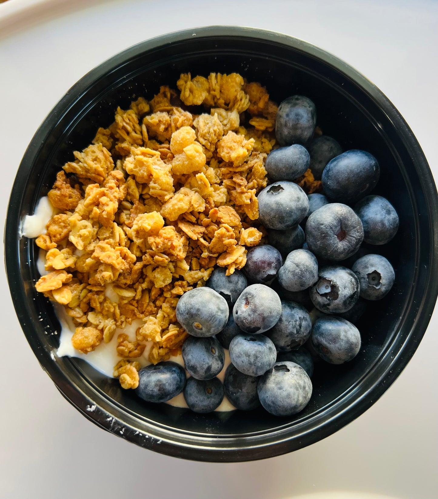 Blueberry vanilla yogurt bowl