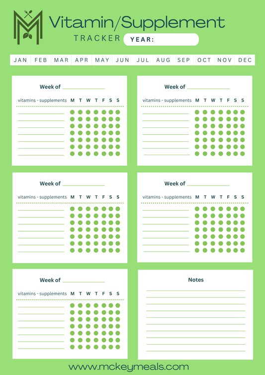 Vitamin/Supplement Tracker-PDF