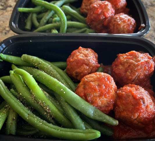 High Protein Turkey Meatballs GF