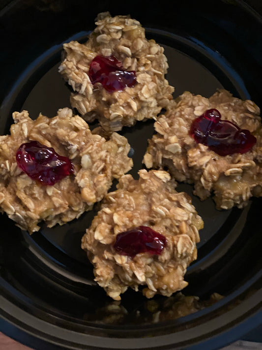 PB & J Oatmeal Cookies-GF